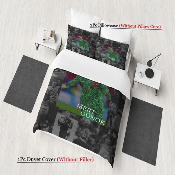 Turkish Goalkeeper Junok Passionate Poster Print Set Soft and Comfortable Bedding Set