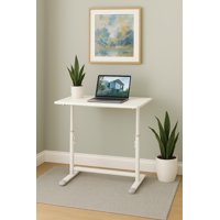 Cosas Casa - Escritorio Con Altura Ajustable 80X60X63-86Cm Funcional Bilbao Blanco