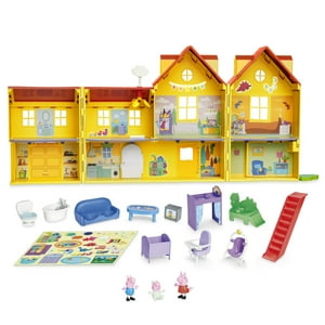 Playset Peppa Pig La Gran Casa Familiar De Peppa Con 3 Figuras 2025