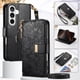 thumbnail image 3 of Funda tipo cartera de piel sintética FOXDOCK para Samsung Galaxy S26 – Resistente a golpes y a las interferencias RFID – Correa de mano larga negro, 3 of 4