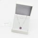 thumbnail image 2 of Collar Punto de Luz Plata Italiana 925 y Cristal Genuino Antique Pink, 2 of 4