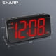 thumbnail image 4 of Reloj despertador Sharp Digital con números gigantes, LED rojo y negro, 4 of 8