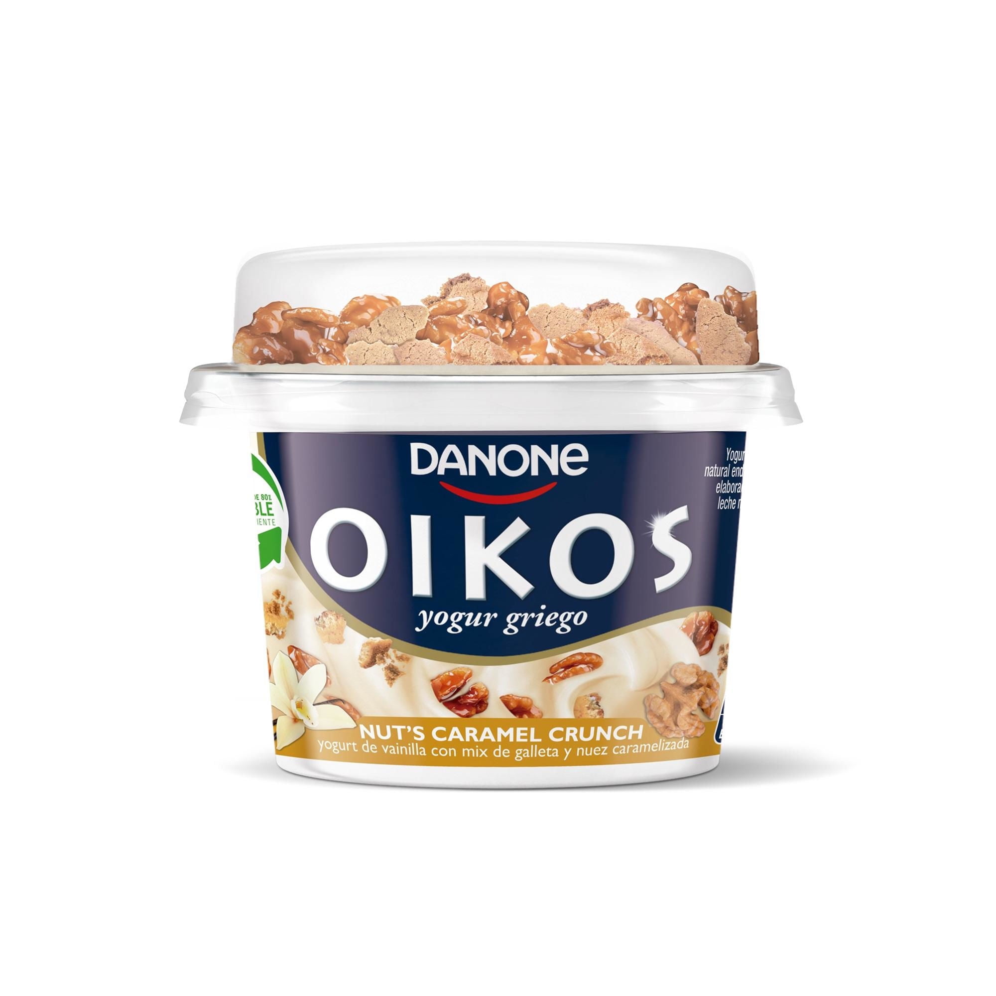 Yogurt Griego Mix Galleta Y Nuez Caramelizada Pote 142 g Oikos