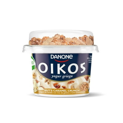 Yogurt Griego Mix Galleta Y Nuez Caramelizada Pote 142 G Oikos