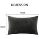 thumbnail image 4 of Juego estándar de 2 fundas de almohada de franela, funda de almohada de forro polar súper suave con cremallera para dormitorio, sofá, sillón, lujosa y acogedora., 4 of 6
