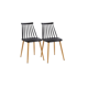 thumbnail image 1 of Pack 2 Sillas de Comedor Resistentes Royal - Negro, 1 of 3