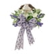 thumbnail image 4 of Guirnalda de puerta delantera de Pascua, corona decorativa colgante para pared de salón, flor Artificial, mano de obra exquisita rústica hecha a mano , Los 50cm, 4 of 5