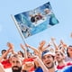 thumbnail image 4 of Elsa (Frozen / Princesa) Bandera impresa con temática, regalo perfecto para fanáticos, amigos y familiares, y adecuada para actividades al aire libre e interiores, decoraciones de fiesta. 120*180CM, 4 of 6