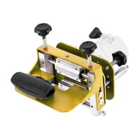 Magideal - Plantilla De Mortajado 2 En 1, Máquina Ranuradora Portátil Multifunción Para Carpintería, Recortadora De Madera, Herramienta Enrutadora Para Armario,