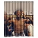 thumbnail image 1 of Cortina de ducha deportiva Floyd Mayweather Boxer con ganchos, tamaño 66 x 72 pulgadas, 1 of 3