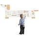 thumbnail image 1 of Actividad para perros Wall Busy Board Bright para niños pequeños, color blanco, 1 of 3