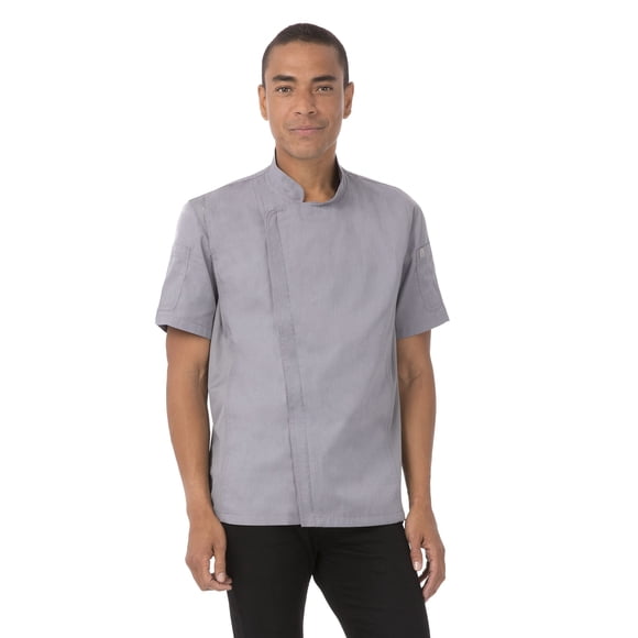 Chef Coat Chef Works Springfield gris manga corta 4XL