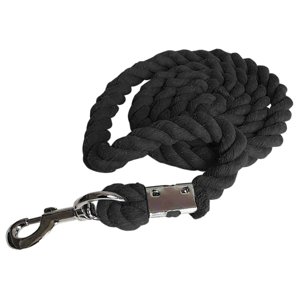 Magideal - Correas Cuerda De Plomo Para Caballos Cuerda Para Caballos Fácil De Usar Para Entrenar Caballos, Cabras U Ovejas Perno Clip A Presión Cuerda Trenzada Negro