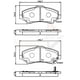 thumbnail image 2 of Pastillas Freno para auto Dodge Nitro 2007-2012 Delantero, 2 of 3