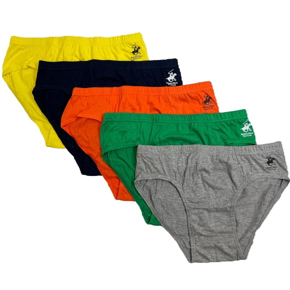 Bóxers de tiro bajo Beverly Hills Polo Club paquete de 5, talla XL