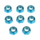 thumbnail image 5 of 8 Tuercas Para Eje De Rueda De Monopatín, Accesorios Para Longboard, Color Azul, 5 of 5