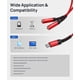 thumbnail image 4 of Divisor De Auriculares Usb C A Doble De 3 5 Mm Rojo, 4 of 7