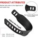 thumbnail image 3 of Correas Gejoy para pedales de bicicleta fija, 2 pares, 3 of 3