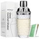 thumbnail image 1 of Coctelera de vidrio JOYCEMALL 385 ml a prueba de fugas, color plata, 1 of 6