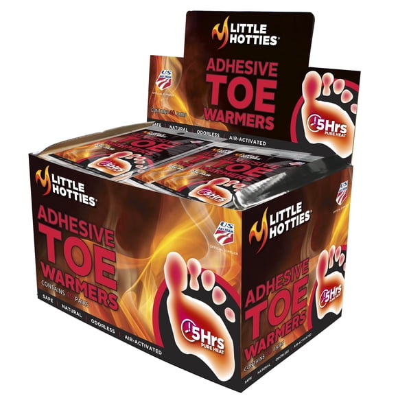 Calentadores adhesivos para dedos Little Hotties 40 pares, 5 horas de calor