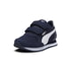 thumbnail image 1 of Zapatillas Puma ST Runner unisex para niños con gancho y lazo, azul marino y blanco, 1 of 1