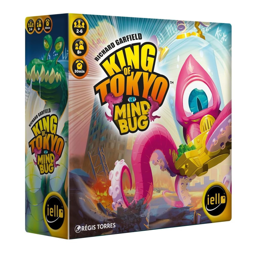Juego de Mesa IELLO King of Tokyo Expansión Mindbug para Mayores de 8 Años - Expansión