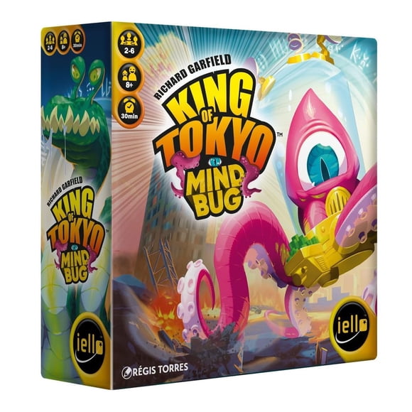 Juego de Mesa IELLO King of Tokyo Expansión Mindbug para Mayores de 8 Años