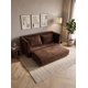 thumbnail image 1 of SOFA CAMA MULTIFUNCIONAL CHOCOLATE FELPA, 1 of 3