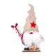 thumbnail image 1 of Estatua De Papá Noel, Escultura De Mesa Para Chimenea, Adorno Navideño De Gnomo De Madera Con Estrella, 13x4x18cm, 1 of 3