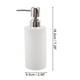 thumbnail image 4 of Unique Bargains 1 Pc Dispensador de Jabón Cilíndrico Simple para Baño Hotel 300ml Blanco Brillante, 4 of 6