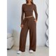 thumbnail image 2 of LILLUSORY Conjunto de descanso de 2 piezas para mujer, moda otoño 2026, 2 of 3