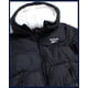 thumbnail image 5 of Chaqueta de invierno Reebok para niñas Puffer Heavyweight, talla 7-8, negra, 5 of 7
