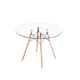 thumbnail image 2 of Mesa Eames Redonda de Vidrio 100cm, 2 of 3