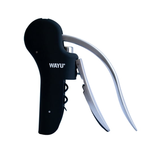 Abridor De Vino Compacto 1 Pieza Abs Negro Wayu