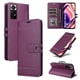 thumbnail image 1 of Premium Wallet Case for Xiaomi Redmi Note 11/11s with Card Slots & Kickstand, Flip Cover Purple, 1 of 6