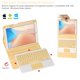 thumbnail image 2 of Funda con teclado Eisuiyi para iPad 10.2"/Air 3/Pro 10.5 con panel táctil, 2 of 7