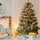 thumbnail image 2 of Mini lazo de cinta rojo, 100 unidades para decorar el árbol de Navidad, envolver regalos, manualidades, tarjetas de regalo de cumpleaños, artículos para fiestas, adornos para el cabello de niñas., 2 of 7