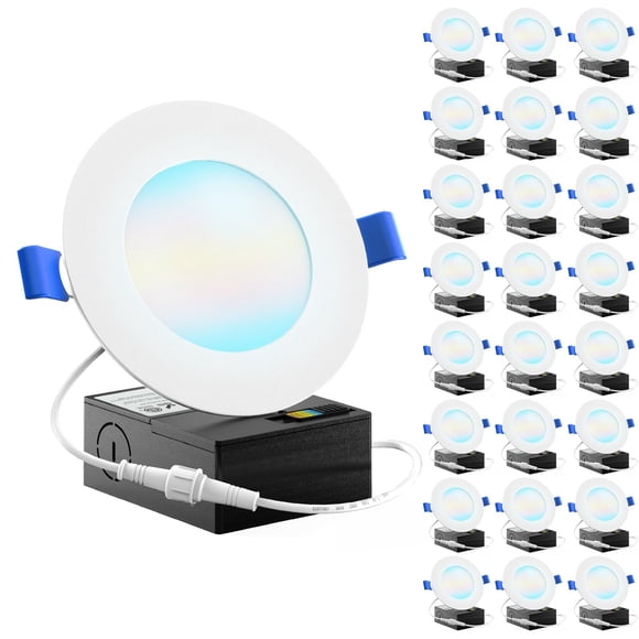 Luces Led Empotradas De 4 Pulgadas 650 Lm 10 W Regulables