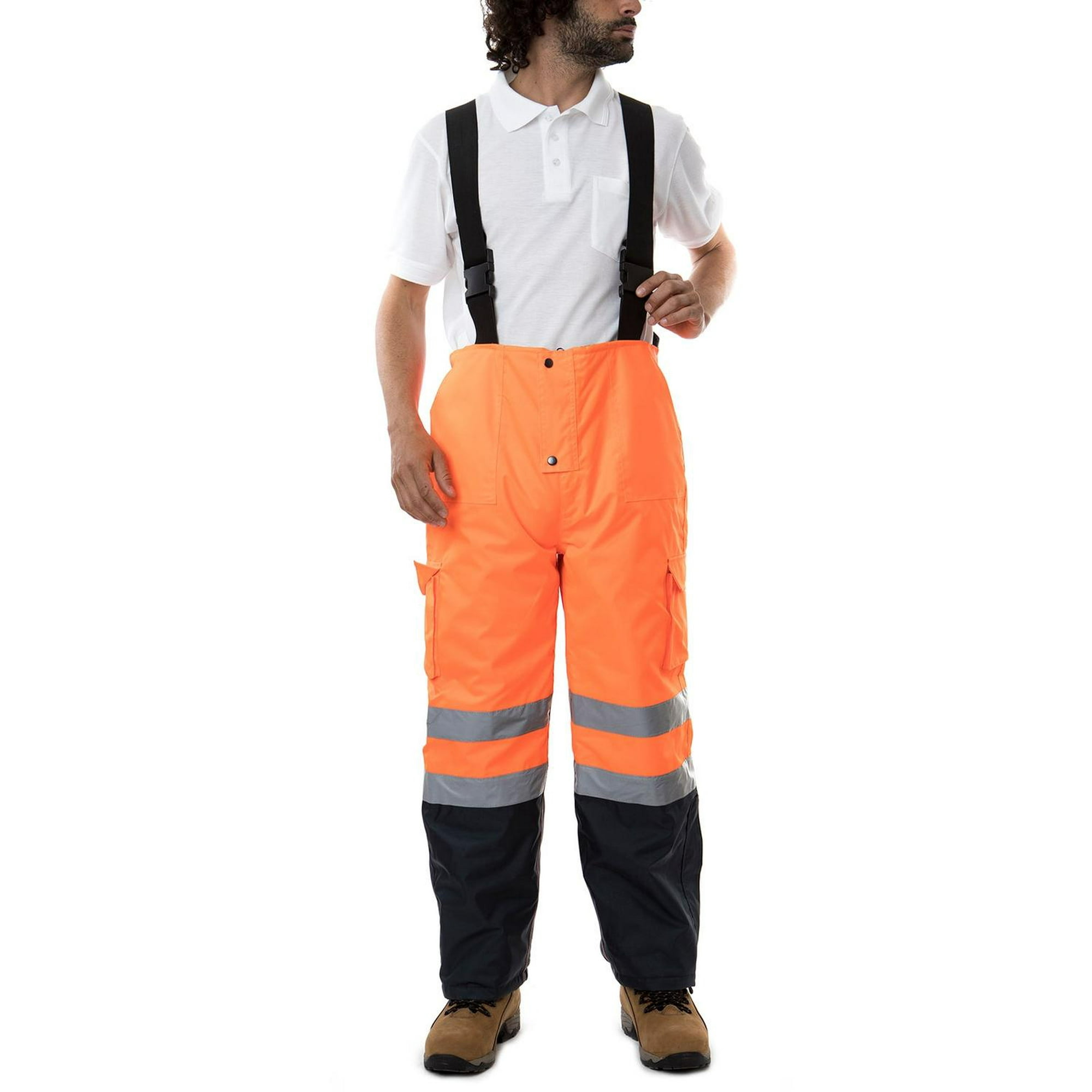 Jayson - Jardinera Impermeable Alta Visibilidad Naranja Xl