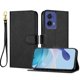 thumbnail image 1 of Funda Cartera para Motorola Moto G85 Tarjetero Soporte Magnético y Correa Negro, 1 of 5