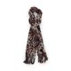 thumbnail image 2 of Bufanda Tipo Cashmere Animal Print Elegante Con Flecos Mujer Beige Talla Única, 2 of 7