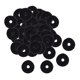 thumbnail image 3 of 50 piezas de correa de guitarra Bloque de seguridad Correa Cerradura Arandela Juntas Negro, 3 of 5