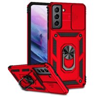 Estuche Gangxun Para Samsung Galaxy S21, Soporte Giratorio 360°, Estilo Mecánico Y Magnético