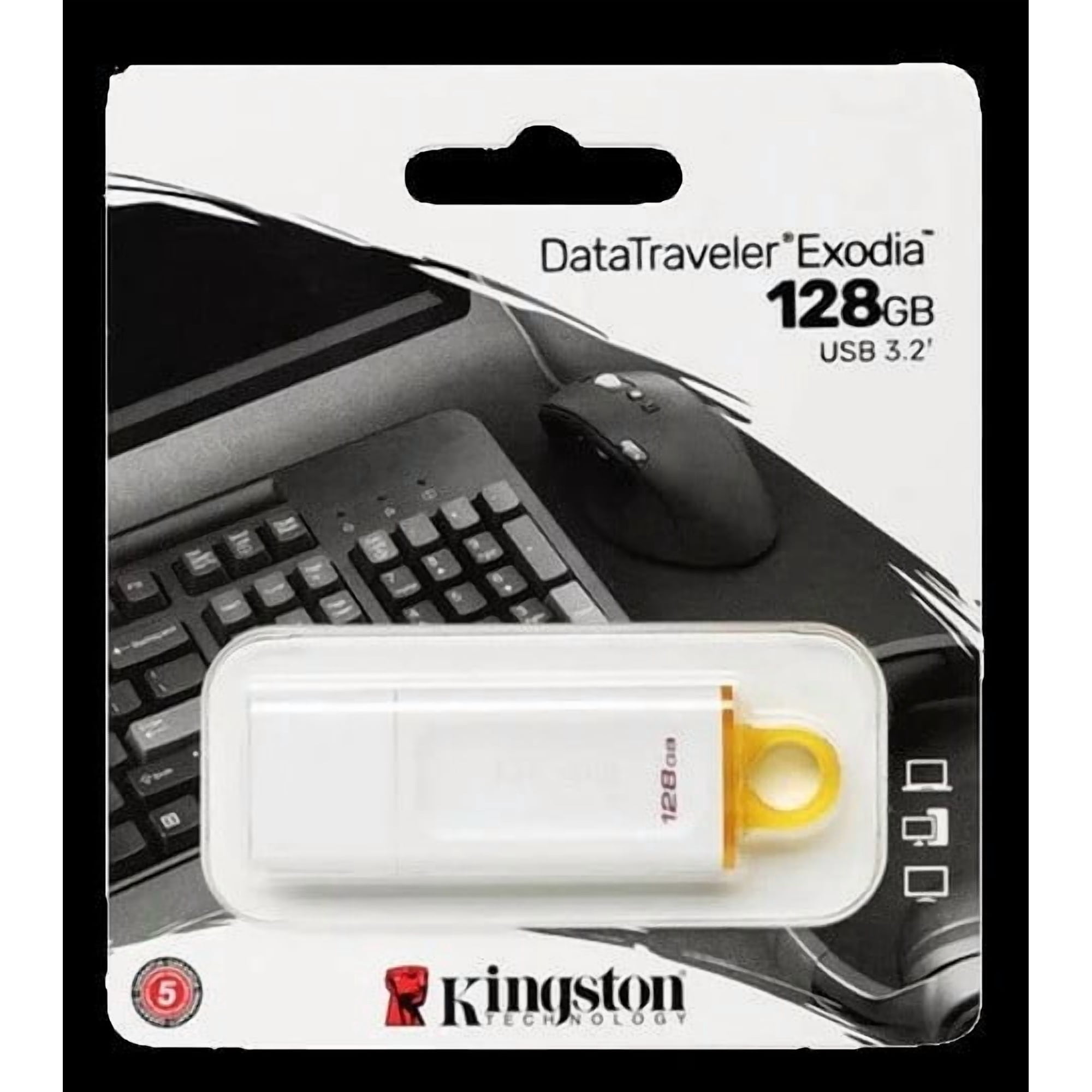 Kingston - Kc U2g128 5r Pendrive Exodia 3 2 128gb Blanco