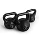thumbnail image 1 of Set de kettlebells CAP Barbell de 10 lb, 15 lb y 20 lb con recubrimiento de vinilo, 1 of 9