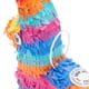 thumbnail image 4 of Paquete de 3 minipiñatas con forma de burro para fiesta de cumpleaños, BLUE PANDA, 4 of 9