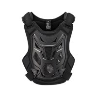 Magideal - Protector De Pecho Para Motocross, Chaleco De Protección De Carrocería De Motocicleta Cómodo Y Profesional Multiusos Para Moto Y Bicicleta De Montaña Negro