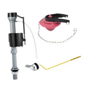 Magideal - Válvula De Llenado De Cisterna De Inodoro, Válvula De Entrada De Inodoro, Kit De Accesorios De Cisterna De Inodoro Doméstico Portátil Para Acceso Late Rojo T4213