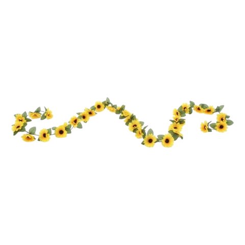 Genérico - Set 3 Flores Artificiales Guirnalda Girasoles Enredadera Jhn