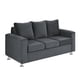 thumbnail image 2 of Sofa Kendy 3c Felpa 12 Gris, 2 of 6